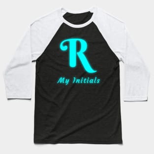 Letter R Letter Art Baseball T-Shirt